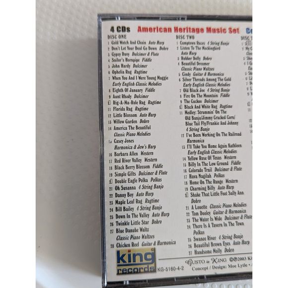 American Heritage MusicLibrary 110 songs 4CD Set - Picture 7 of 7
